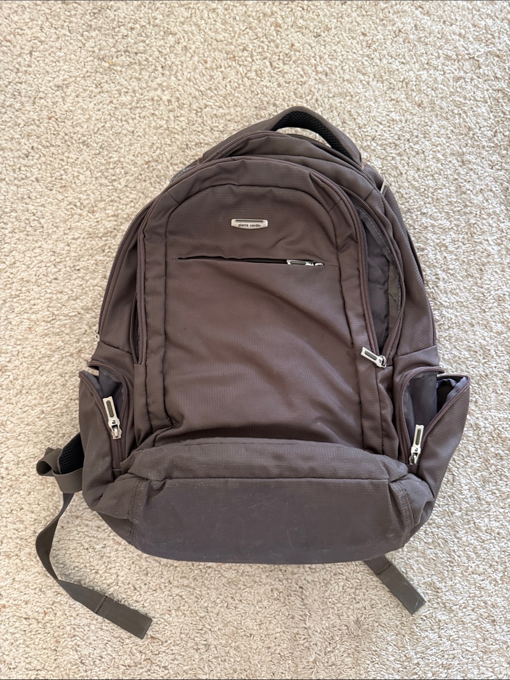 Pierre Cardin Brown Men's Travel Backpack